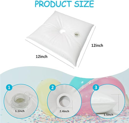 Balloon Weights Pack of 2, Square Water Weight Bags - Image 2
