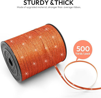 500 Yards Curling Ribbon for Gift Wrapping, 3/16" Balloon String for Christmas - Image 2
