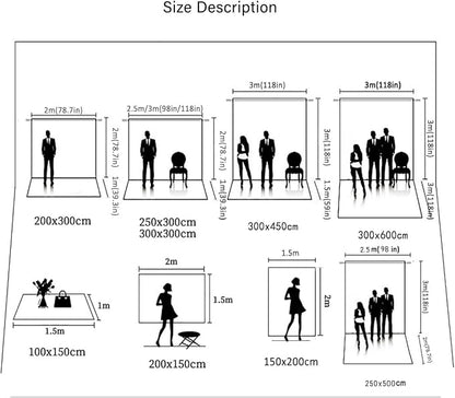 8x16ft Aqua Backdrops Portrait Backdrops - Image 4