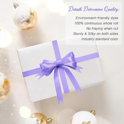 Light Purple Ribbon Purple Eatser Ribbon - Image 4