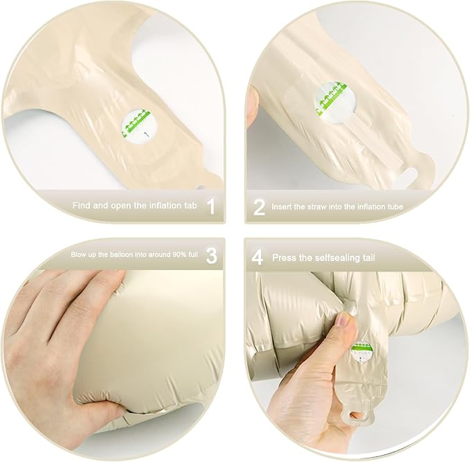 40 Inch Cream White Mylar Foil Number 26 62 Birthday Balloon, 26 Boy Girl Party - Image 4