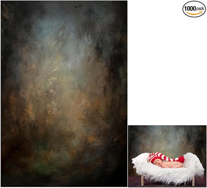 8x16ft Old Master Mottled Portrait Photography Backdrops Abstract Rust Spots by HMTFOTO