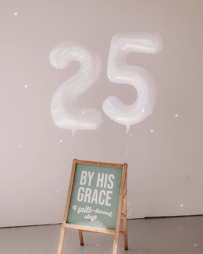 White 14 Balloon - Image 8