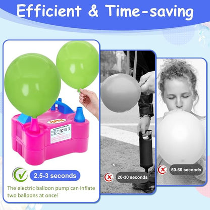 Balloon Pump Electric, 600W Professional Balloon Inflator - Image 4