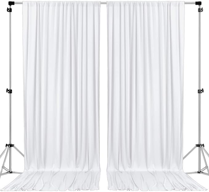 AK TRADING CO. 10 feet x 10 feet Polyester Backdrop Drapes Curtains Panels by Fabrics%7CEventDecor%7CCrafts%7CUpholsteryFoam