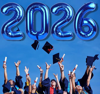 Number Balloons 2026 Balloon 40 inch Dark Blue - Image 3
