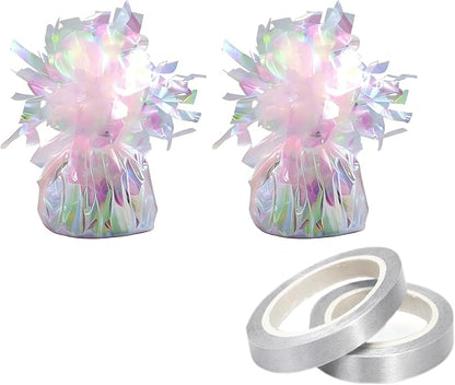 Balloon Weights Iridescent 2Pcs | Perfect by Unknown