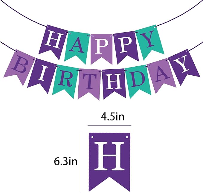 Happy Birthday Banner Birthday Party Supplies - Image 2