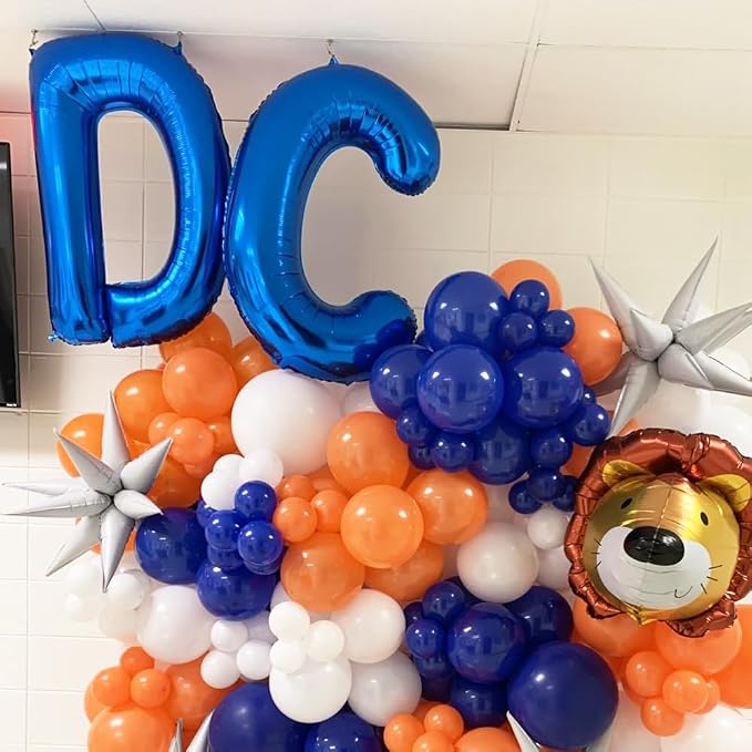 Letter Balloons 40 Inch Blue Giant Alphabet Balloons Letter M | Foil Mylar Big - Image 5