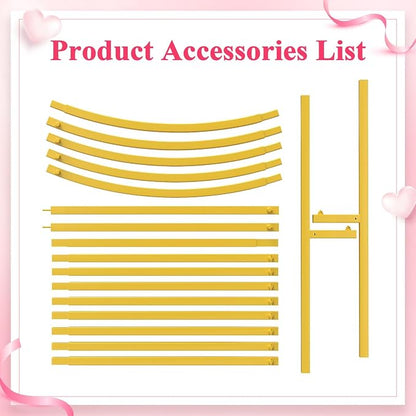 7.2FT Arch Backdrop Stand Gold Metal Wedding Arch Backdrop Stand | Metal - Image 5
