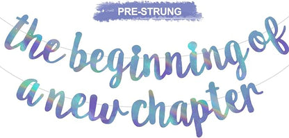 BEISHIDA Rainbow Blue Pre-Strung The Beginning of A New Chapter Banner | by Beishida