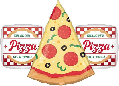 Pizza Party Balloon Bundle by ArtisanOwl