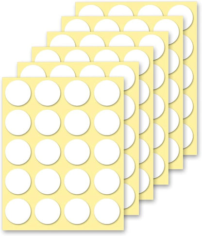 120Pcs Sticky Clear Adhesive Dots, 25mm/0.98" Double Sided Glue Dots, Removable by Unknown
