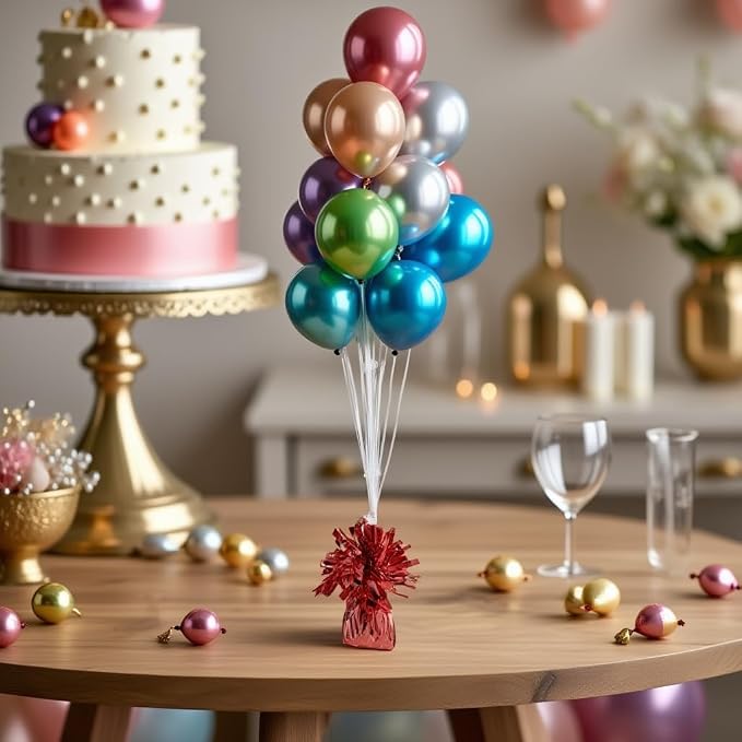 balloon weights are perfect for parties, weddings. Each pack includes 6PCS - Image 4