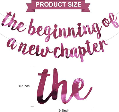 BEISHIDA Double-sided Pink Pre-Strung The Beginning of A New Chapter Banner | - Image 2