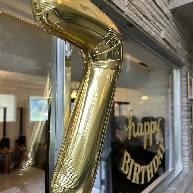 Champagne Gold Number 7 Balloon 40 Inch - Image 7
