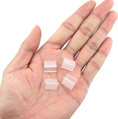 180PCS Transparent Plastic Balloon Clip Party Supplies Multipurpose Ring Lock V - Image 4