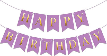 Happy Birthday Banner Birthday Party Banner NO DIY Happy Birthday Sign | by KINGLAKEGARDEN