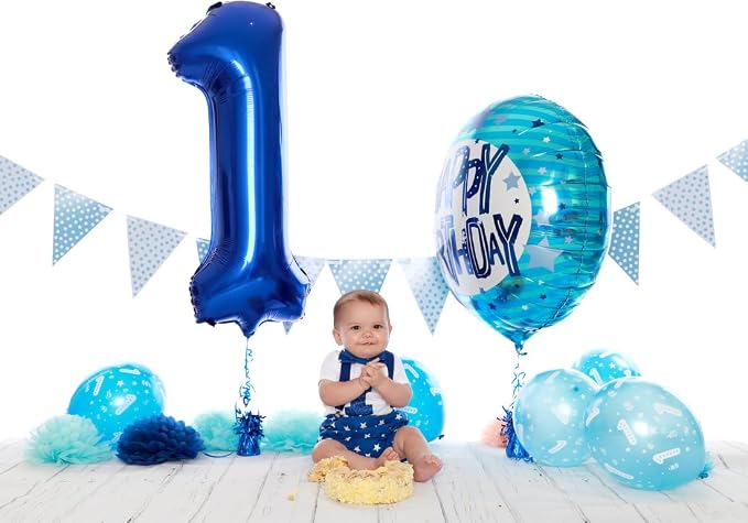 Navy Blue 1 Balloon - Image 7