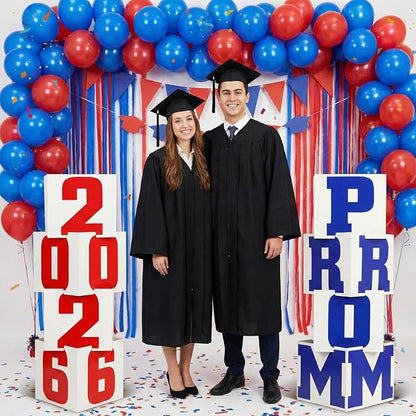 Queekay 8 Pcs Prom Column Standup Photo Booth Decorations 2026 Prom Backdrop - Image 6