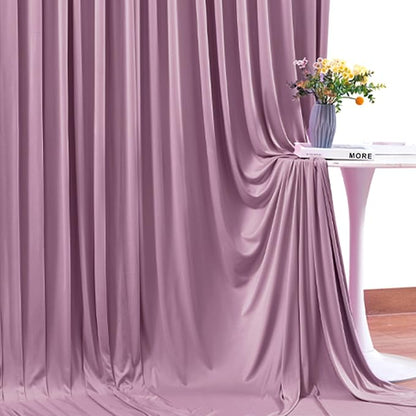 4 Panels Dusty Pink Backdrop Curtains - Image 6
