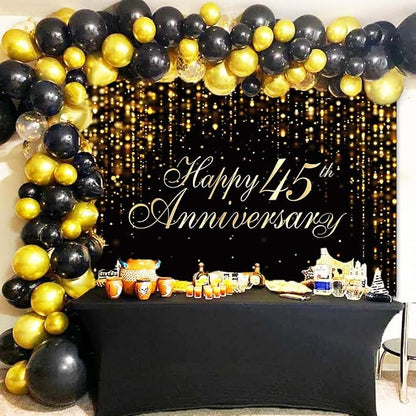 Happy 45th Anniversary Backdrop - Image 4