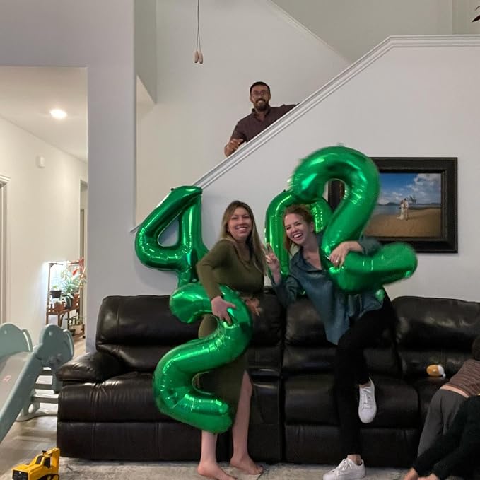 Green Number 8 Balloon 40 Inch - Image 7