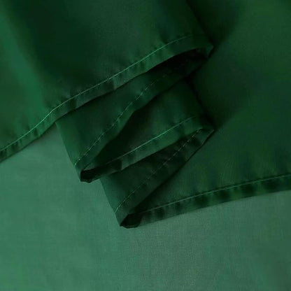 SpaceDresser Basic Rod Pocket Sheer Voile Window Curtain Panels Foliage Green 1 - Image 4