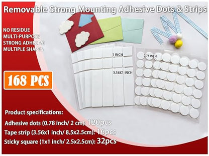 Double Sided Sticky Tape, No Glue Residue Removable Stickers - Image 7