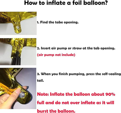 40 Inch Jumbo Purple Number 4 Balloon Giant Balloons Prom Balloons Helium Foil - Image 5