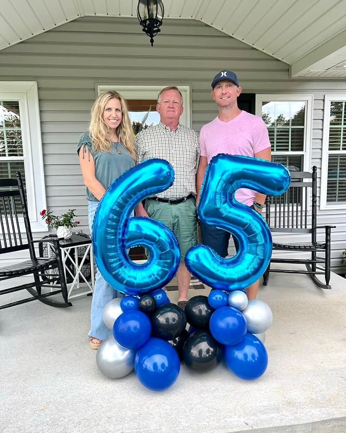 Navy Blue 6 Balloon - Image 3