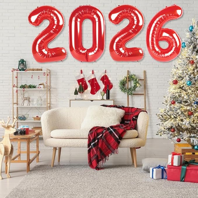 Number 2026 Balloons 40 Inch for Anniversary Party Decorations, - Image 2