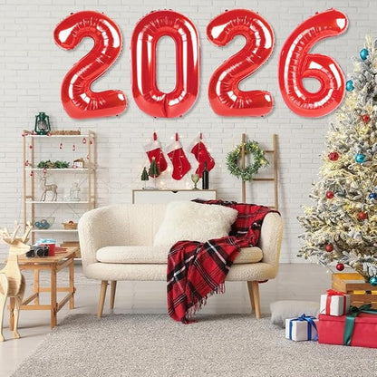 Number 2026 Balloons 40 Inch for Anniversary Party Decorations, - Image 2