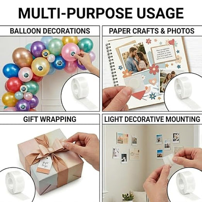 200 Pcs Clear Glue Points Dots Double Sided Sticky Adhesive - Image 4
