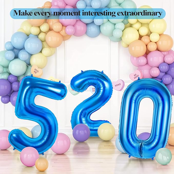 Number 17 Balloons for 17th Birthday Party Decorations, 0-100 Large No.17 - Image 6