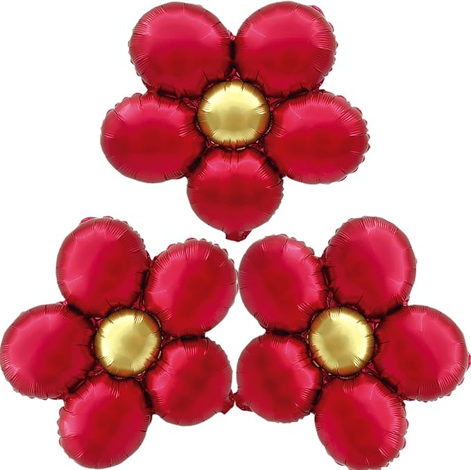 Daisy Balloons Birthday Party Decorations Red Flower Daisy Balloon Kit Shower by Unknown