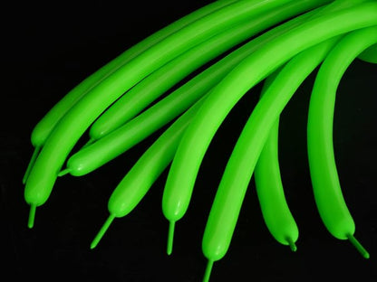 100PCS 260Q green Magic long balloon decoration shopping mall activities - Image 6