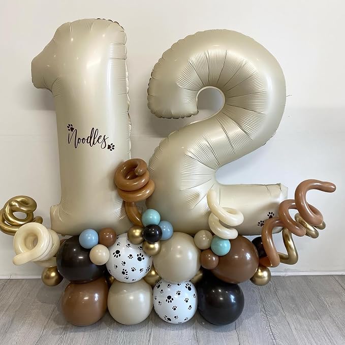 Biapian 40 Inch Cream Number 15 Balloon, 15th Birthday Balloons, Big Digital 15 - Image 6