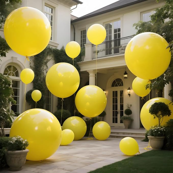 Yellow Giant Balloons 36 Inch - Image 7
