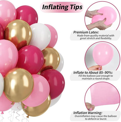 Pink and Gold Balloons - Image 6
