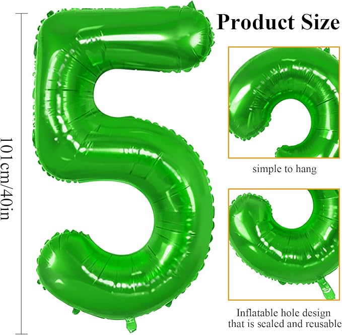 Number 25 Balloons for 25th Birthday Party Decorations, 0-100 Large No.25 - Image 2