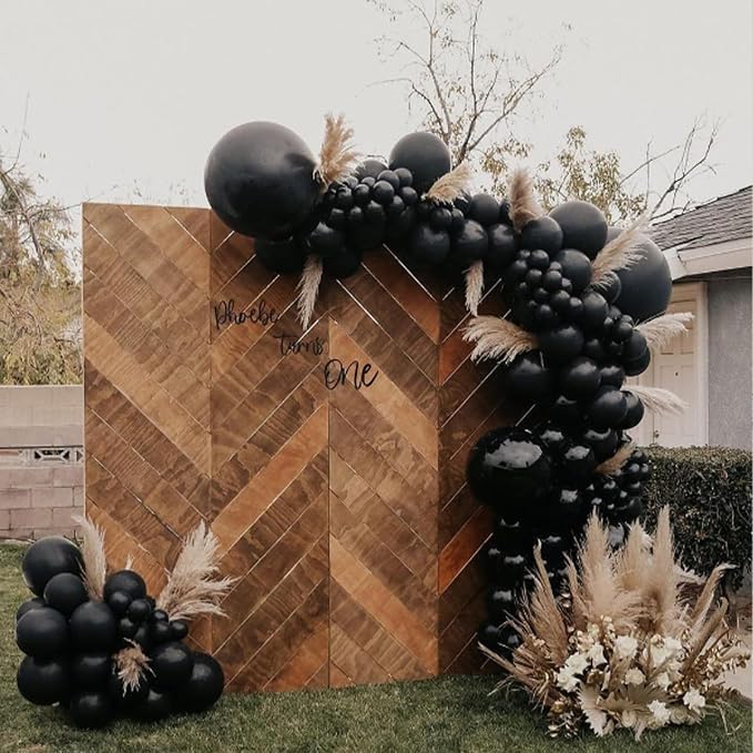 Awenztech Black Balloons 12 inch - Image 4