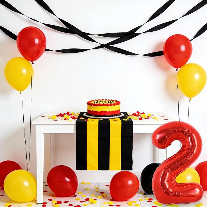 40 Inch Red Foil Number 2 Balloon - Image 6