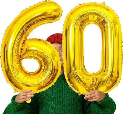 SINBEE Gold 40inch Number Balloon - Image 4