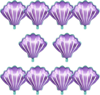 Sea Shells Balloons Multi-color Sea Shells Foil Mylar Balloon by OSAMUHA