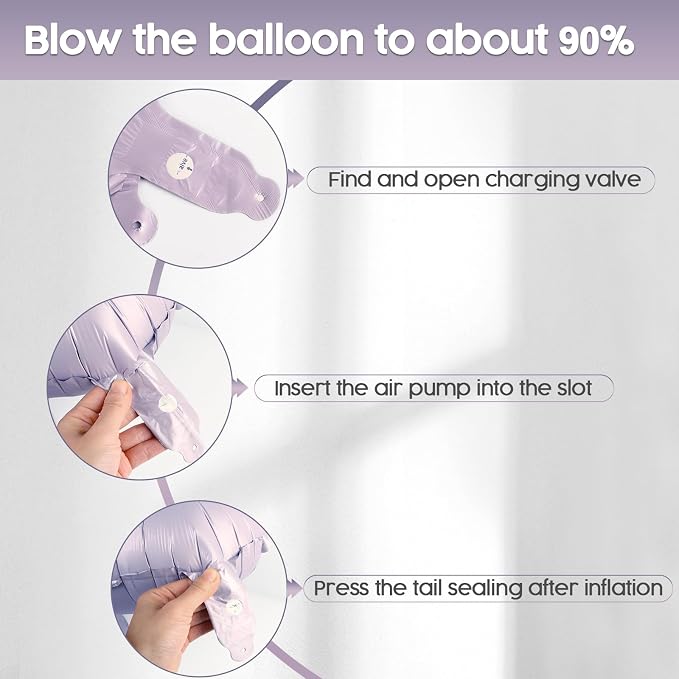 1 Balloon - Lilac Birthday Number Balloons, 40 Inch Decorations Men Women | - Image 6