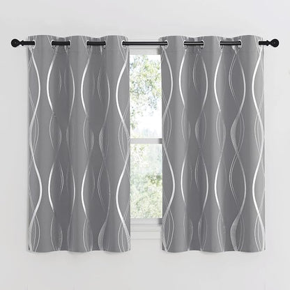 NICETOWN Kitchen Blackout Curtain Panels, 42 by 54 Inch, Window Treatment - Image 2