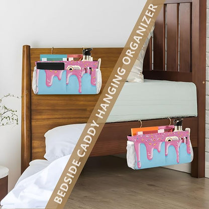 Bedside Caddy Hanging Bunk Bed Caddy Bed Organizer Hanging Pocket - Image 7