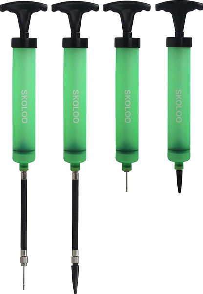 SKOLOO 10" Portable Hand Air Ball Pump Inflator Kit - Image 6