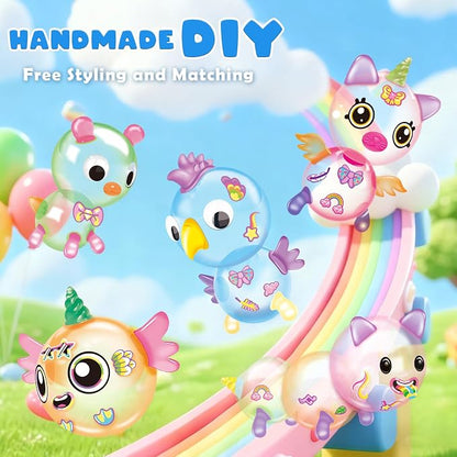 Amy&Benton 195pcs Princess DIY Sticky Balloons - Image 3